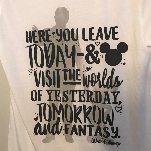 Walt Disney World quote t shirt M - Picture 2 of 5